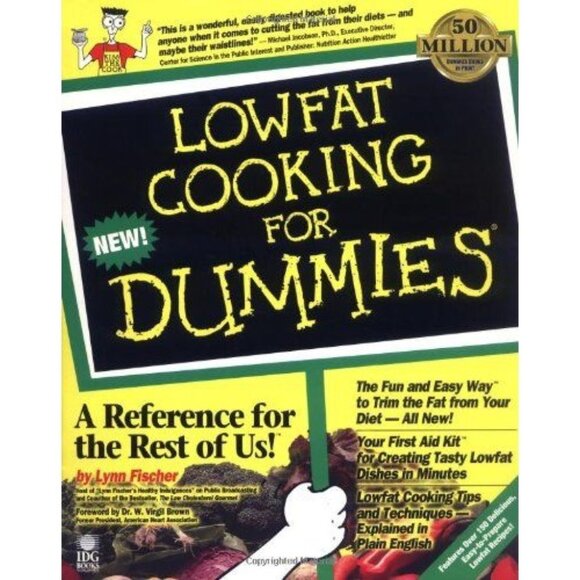 Lowfat Cooking for Dummies by W. Virgil, Fischer, Lynn Brown - Picture 1 of 7